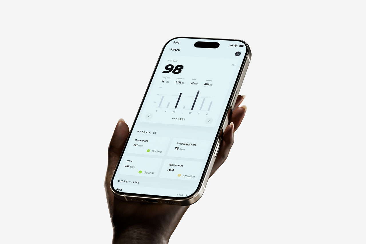 Athlete health signals — recovery, sleep, HRV, and training data synced in one workspace profile